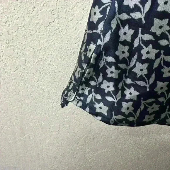 Free People On Our Radar Slip Dress Navy Combo size Medium - Picture 6 of 8